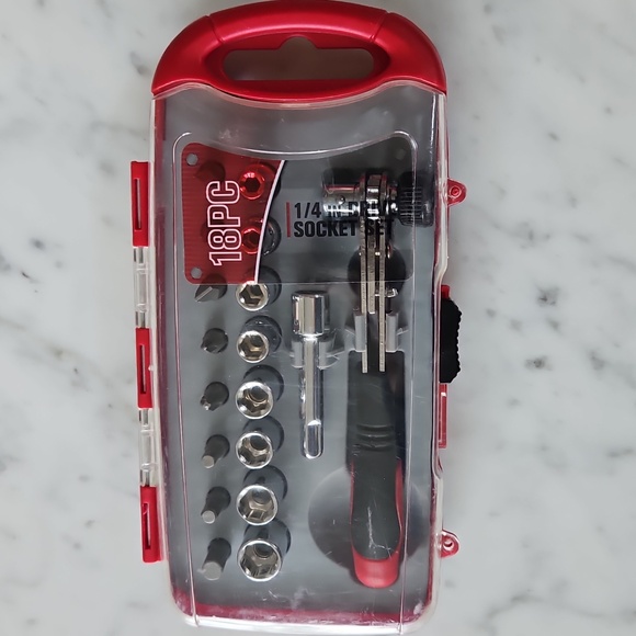 Bridge Tools 18PC 1/4" Drive Socket Set NIB - Picture 4 of 4